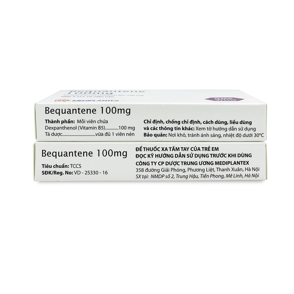 thuốc bequantene 100mg có tác dụng gì